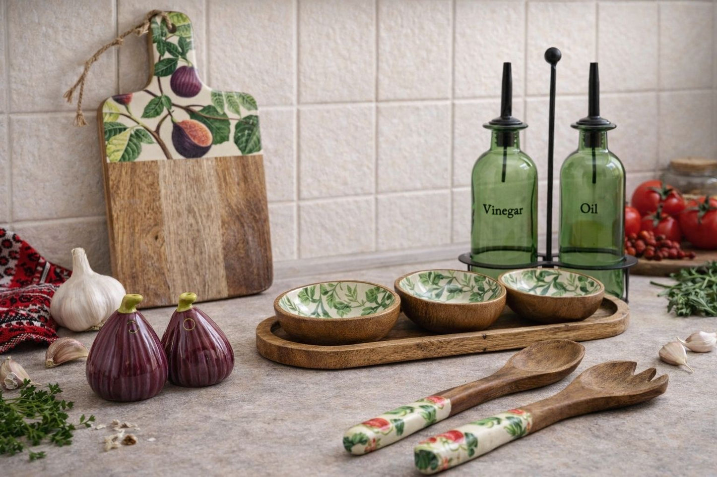 Mango Wood Spoon and Fork Set