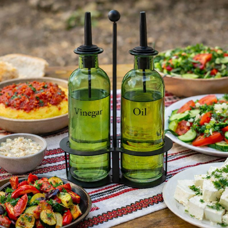 Oil and Vinegar Glass Bottles